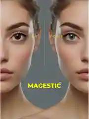 Серый меланж цветные контактные линзы Magestic