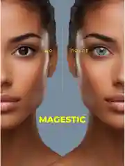 Ледяной цветные контактные линзы Magestic
