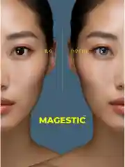 Лазурный цветные контактные линзы Magestic