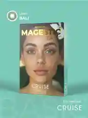 Голубой цветные контактные линзы Magestic
