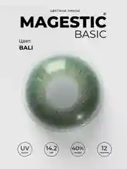 Голубой цветные контактные линзы Magestic