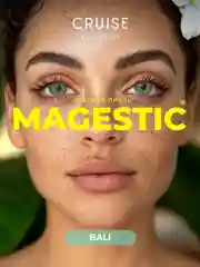 Зеленый цветные контактные линзы Magestic