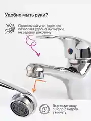 Смеситель-кран для раковины "Тюльпан"