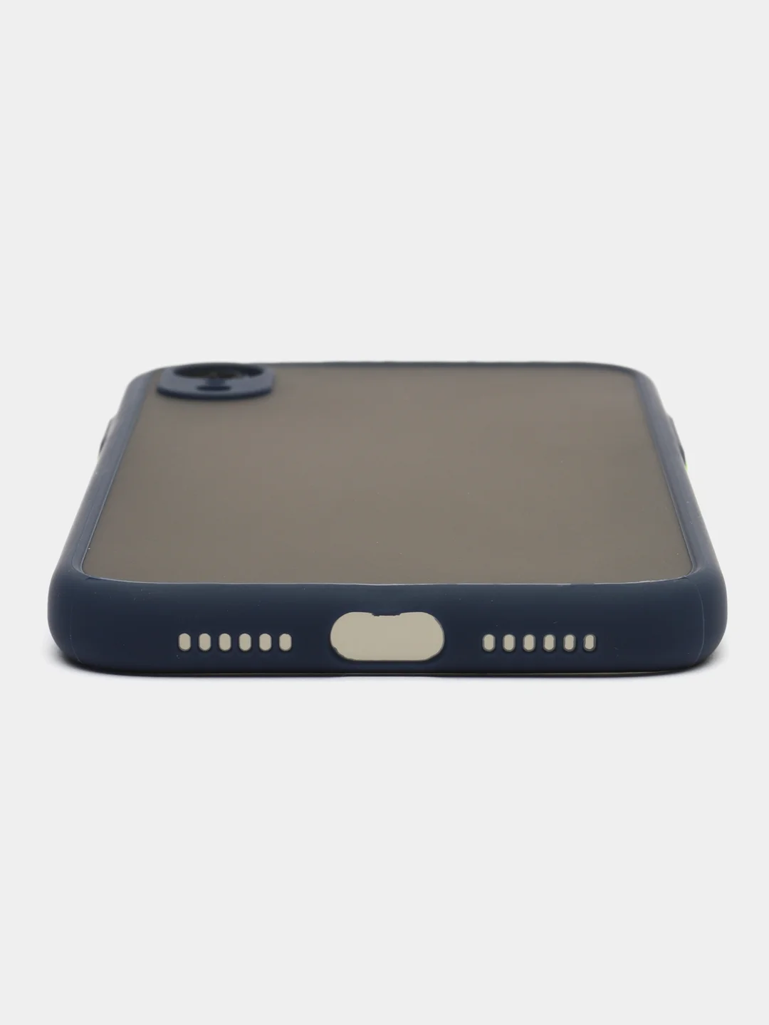 Синий чехол на iPhone (айфон) 11/12/X/XS/XR/XS MAX/Mini/13/15 Pro Max/про макс, пластиковый