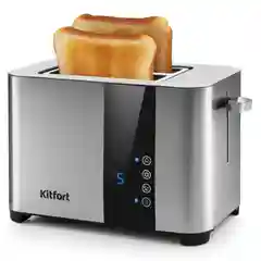 Тостер Kitfort KT-2047, 750-850 Вт, 2 слота, LED-дисплей