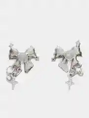 Серебряный серьги женские бабочки