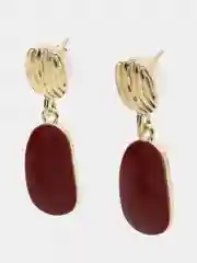 Красный серьги женские