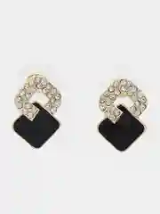 Черный серьги женские