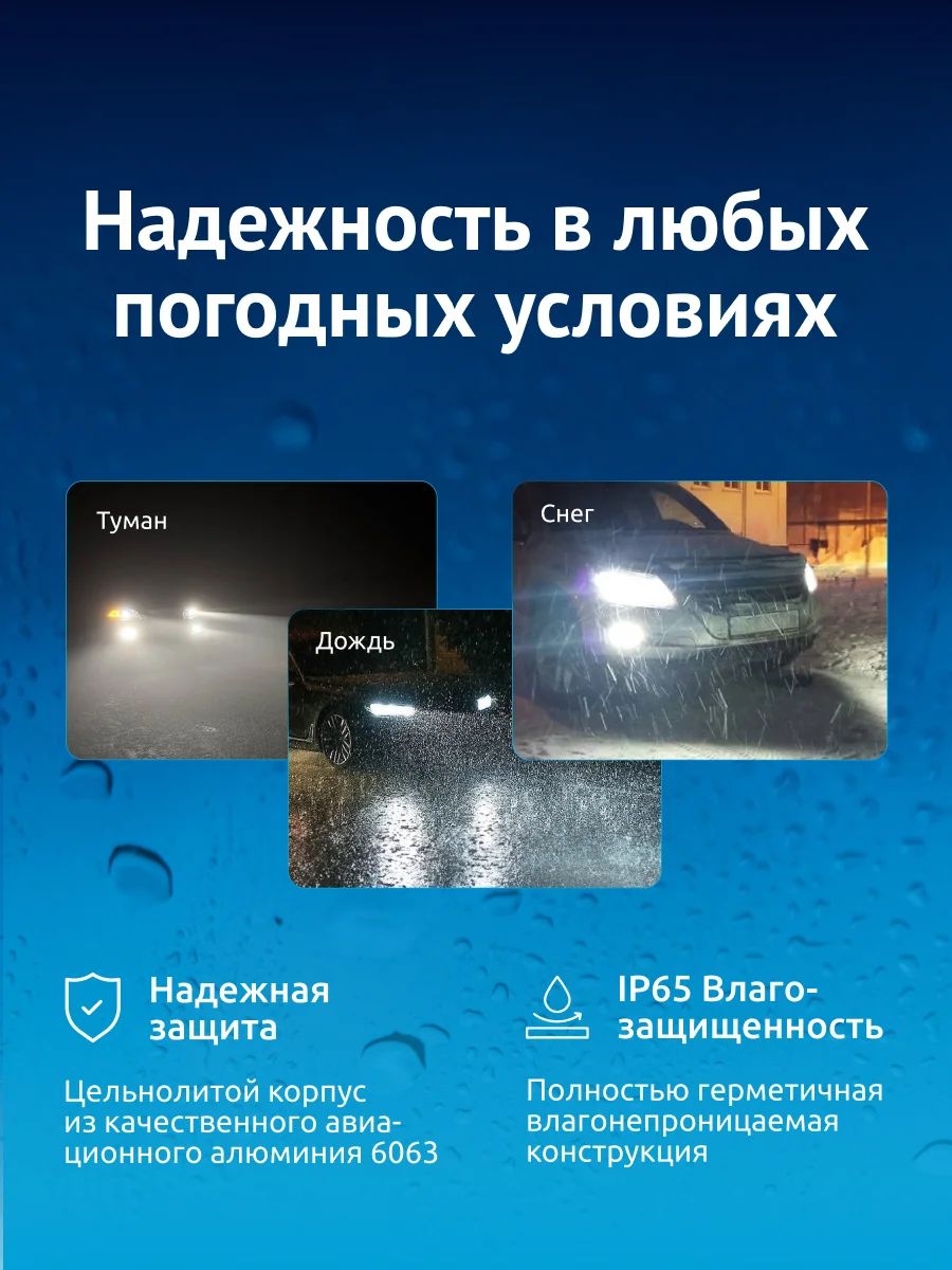Светодиодные лампы автомобильные iBOX VEGA H7 PRO