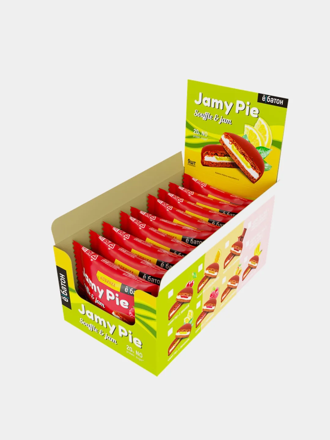 Печенье Jamy Pie Souffle and Jam Ёбатон Банан, 60 г