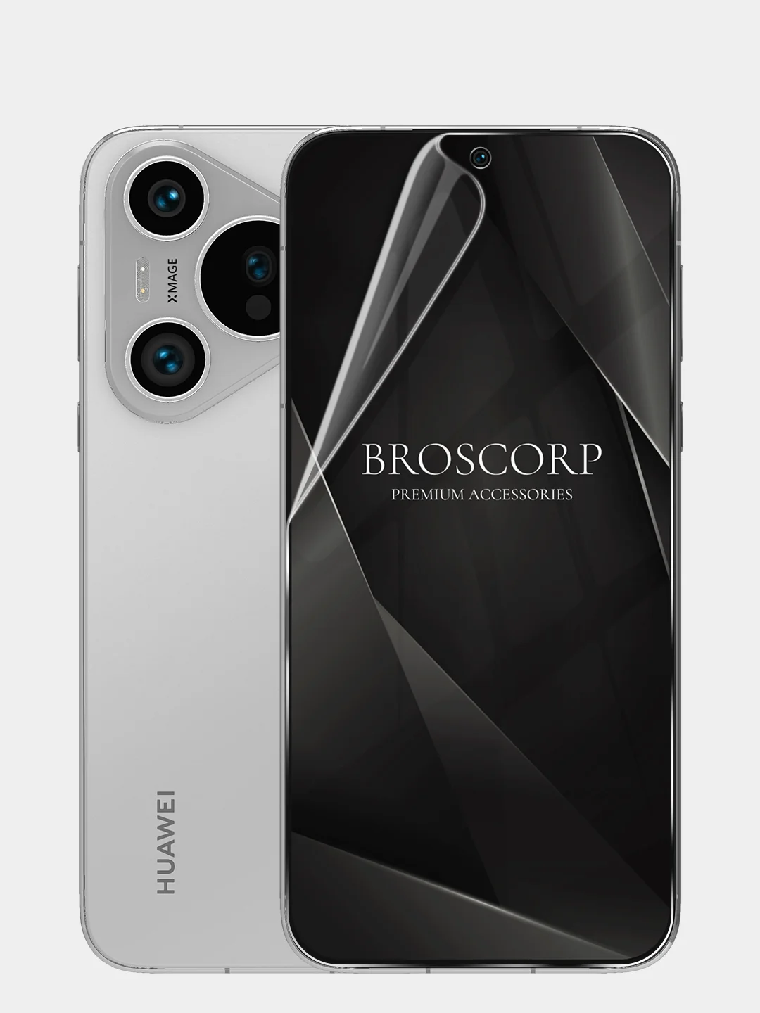 Прозрачный 1-2 шт защитная плёнка для Huawei Pura 70, 70 Ultra, 70 Pro, 70 Pro+ гидрогелевая BROSCORP