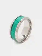 Зеленый кольцо женское