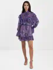 Фиолетовый платье женское