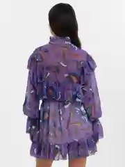 Фиолетовый платье женское
