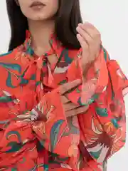 Оранжевый платье женское