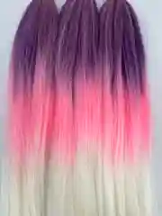Пурпурный канекалон Easy Braids, для афрокосичек и дредов