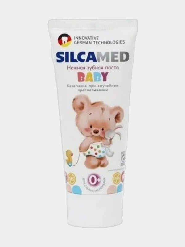 Зубная паста детская SILCAMED BABY 0+ для детей с 0 лет