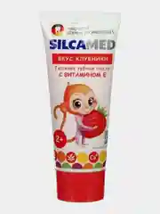 Зубная паста детская SILCAMED со вкусом клубники 65г