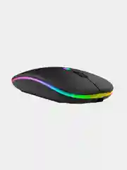 Компьютерная мышь оптическая, беспроводная, бесшумная, RGB-подсветка, 1200-1600 DPI