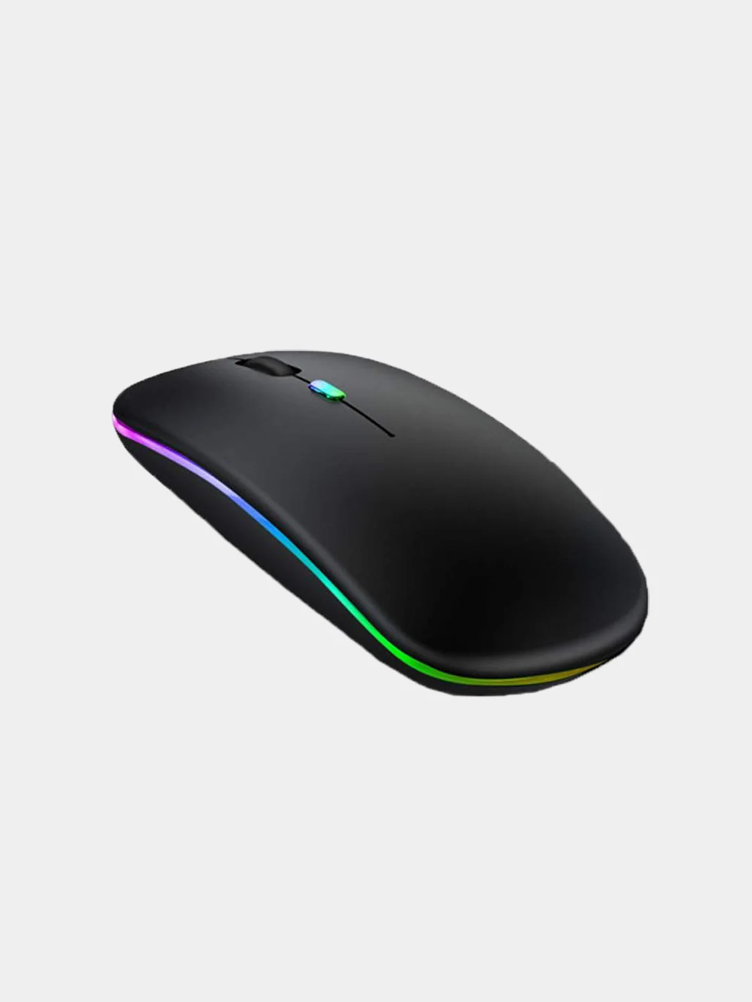 Компьютерная мышь оптическая, беспроводная, бесшумная, RGB-подсветка, 1200-1600 DPI