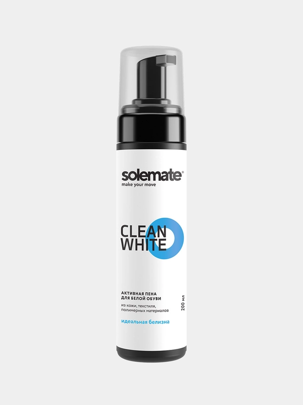 Активная пена очиститель для белой обуви Solemate CleanWhite