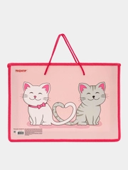 Папка сумка А4, портфель на молнии с ручками, 1 отделение, Best Buds, Пифагор, 271469