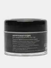 Прозрачная акриловая пудра высокой скорости полимеризации Р-6 Clear, 12мл, IRISK