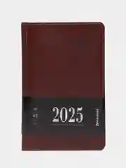 Ежедневник датированный 2025 Brauberg, планер планинг записная книжка А5, под кожу
