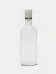 Белый бутылка "Финская" 0.5л с колпачком и этикеткой