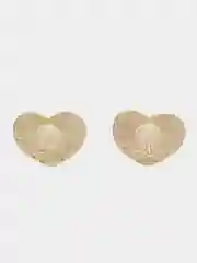 Золотой серьги сердечки
