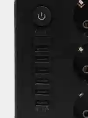 Черный сетевой фильтр пилот с USB и защитой