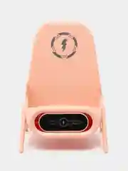 Розовый подставка для смартфона с зарядкой
