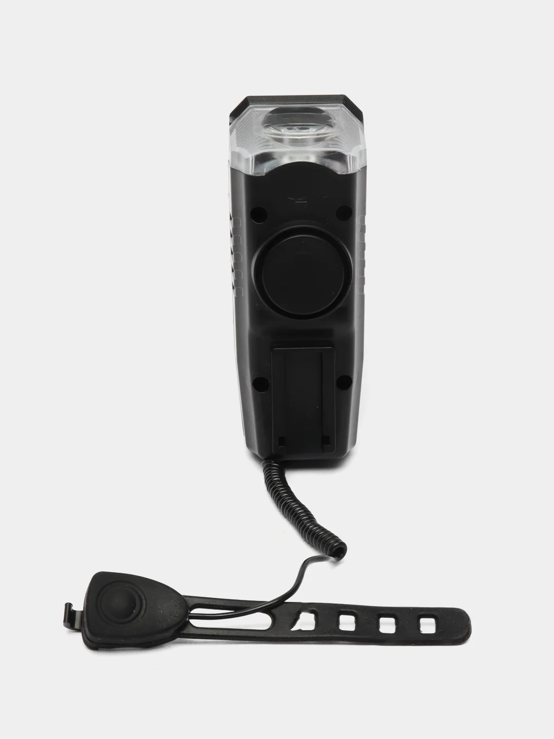 Черный фонарь светодиодный с сигналом для велосипеда USB, велосипедный фонарь с аккумулятором