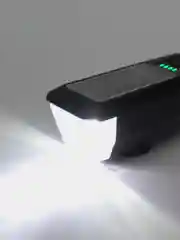 Черный фонарь светодиодный  с сигналом для велосипеда USB, велосипедный фонарь с аккумулятором