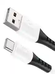 Кабель Hoco Type-C USB быстрая зарядка на Android, силиконовый провод, мягкий кабель