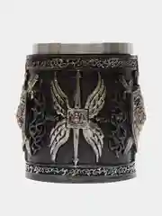 Шоколадный металлическая кружка Скелет/Череп/Герб