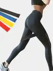 Черный фитнес резинка, лента спортивная, эспандер, Go Do Wide, 61 х 7,5 см