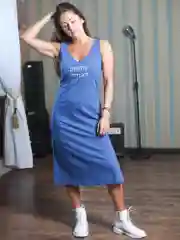 Индиго платье женское pretty smart КП1437П2 индиго