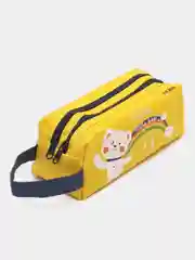 Желтый пенал школьный, детский