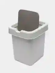 Белый контейнер для мусора
