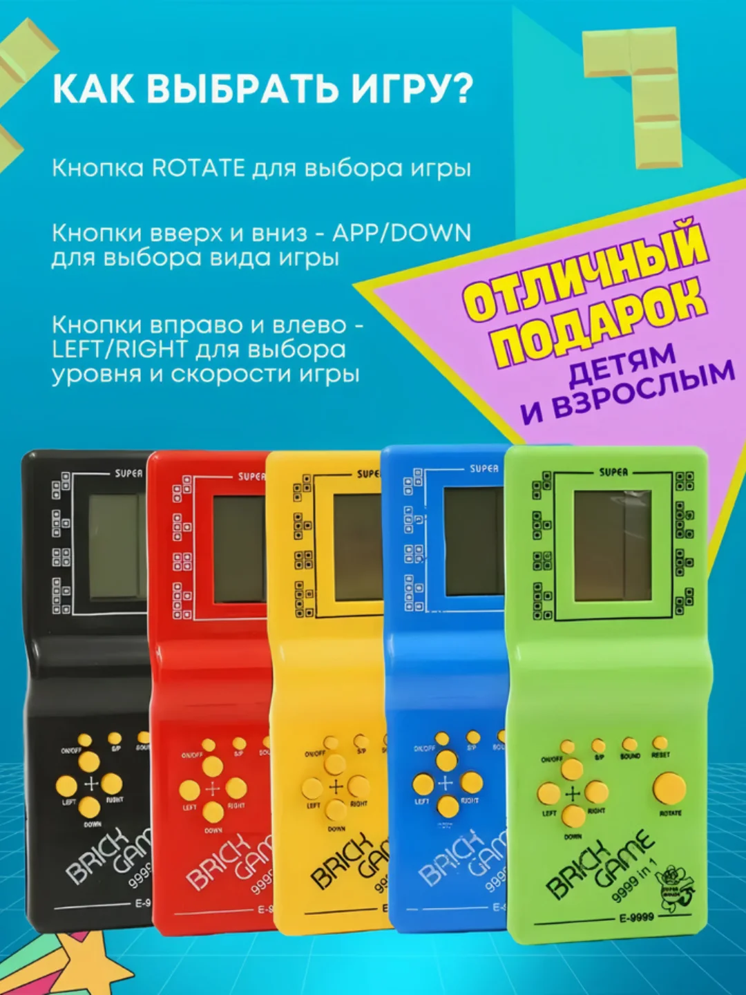 Игровая приставка, игровая консоль из детства