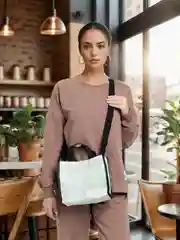 Зеленый сумка женская, через плечо