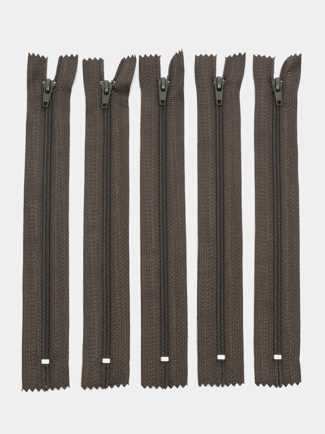 Оливковый молния брючная, тип 4, 20 см, п/а, 5 шт, MaxZipper, разные цвета