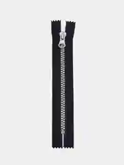 Темно-синий молния MaxZipper трактор №5 н/р серое усил.зв., 16 см н/р, 18 см, 5 шт/уп, т. синяя, белая