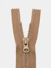 Бежевый молния MaxZipper трактор №5 1 замок, 18 см н/р, 16 см, 5 шт/упаковка