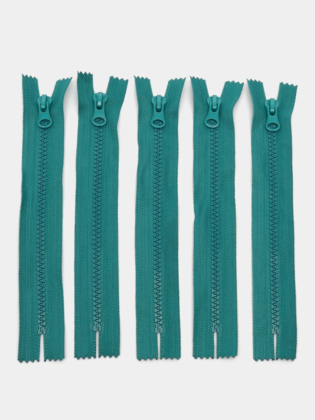 Бирюзовый молния MaxZipper трактор №5 1 замок, 18 см н/р, 16 см, 5 шт/упаковка