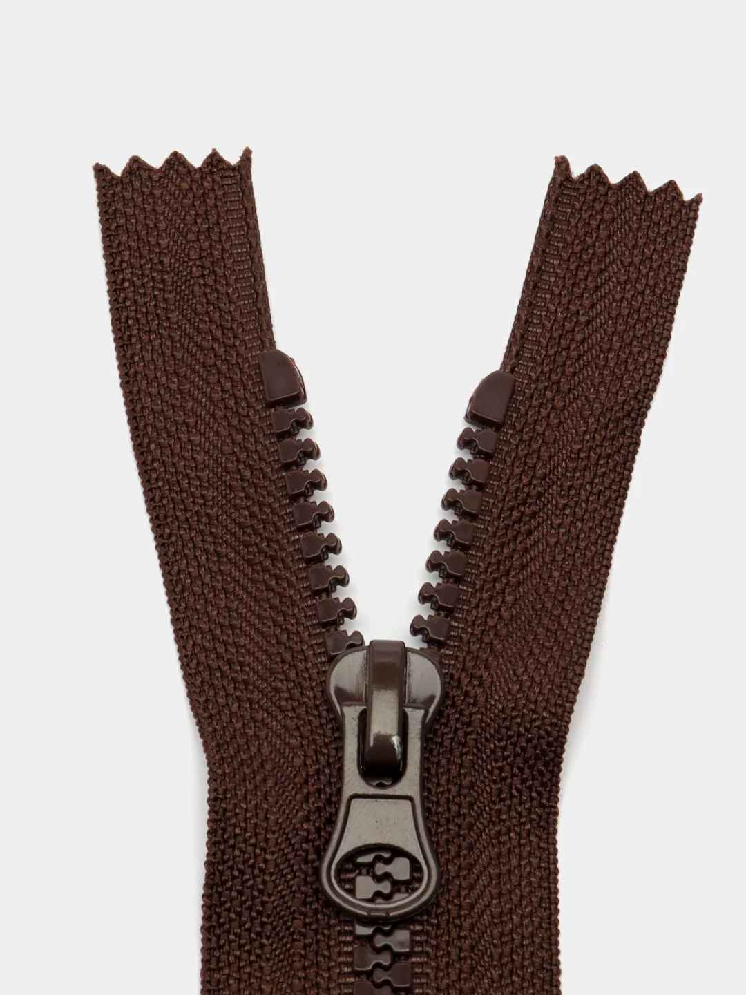 Коричневый молния MaxZipper трактор №5 1 замок, 18 см н/р, 16 см, 5 шт/упаковка
