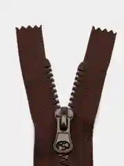 Коричневый молния MaxZipper трактор №5 1 замок, 18 см н/р, 16 см, 5 шт/упаковка