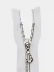 Белый молния MaxZipper спираль №5 декор. н/р