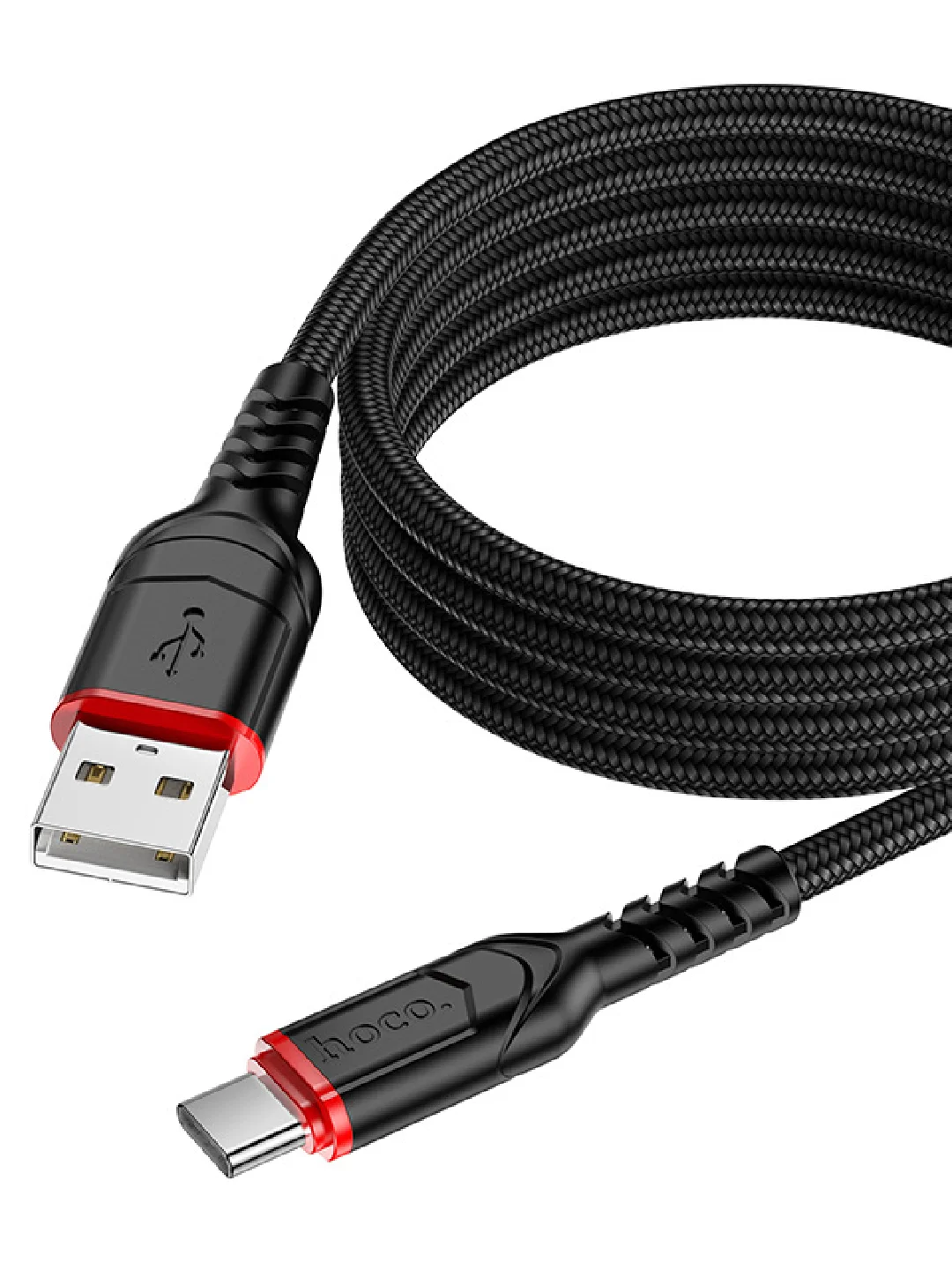 Кабель зарядный Type-C, Micro-USB, Lightning для iPhone и Android. Быстрая зарядка, Hoco